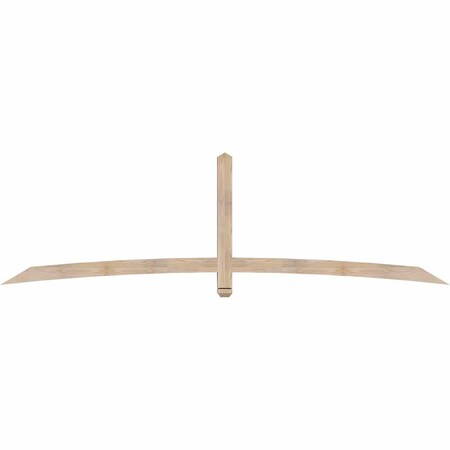 Ekena Millwork Bellingham Timber Gable Bracket, Douglas Fir, 108"W x 31 1/2"H x 3 1/2"D x 3 1/2"F, 7/12 Pitch GBW108X31X0404BEL00SDF